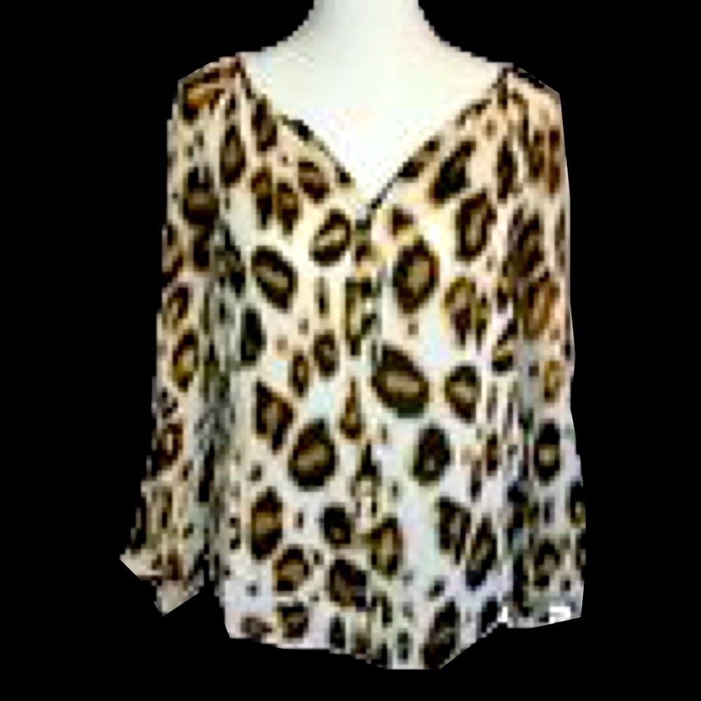 Leopard Print Blouse